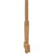Ekena Millwork Kennewick Rough Sawn Timber Gable Bracket, Western Red Cedar, 48"W x 32"H x 2"D x 4"F, 16/12 Pitch GBW048X32X0204KEN00RWR - alternate 2